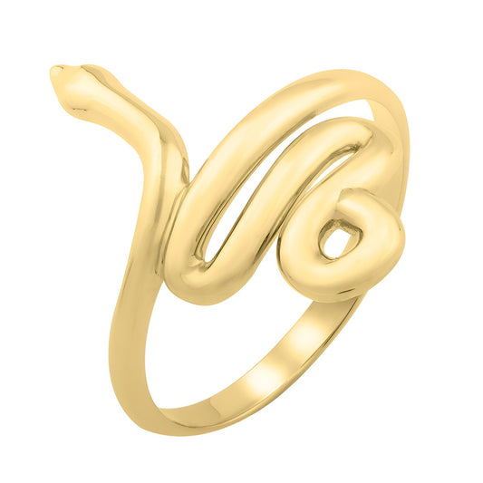 Snake Ring in 14K Yellow Gold