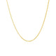 Diamond-Cut Rolo Chain Necklace in 14K Yellow Gold (1.10 mm)