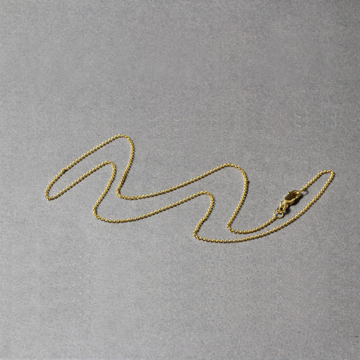 Diamond-Cut Rolo Chain Necklace in 14K Yellow Gold