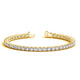 Lab Grown Round Diamond Tennis Bracelet in 14K Yellow Gold(10 cctw F/G VS2/SI1)