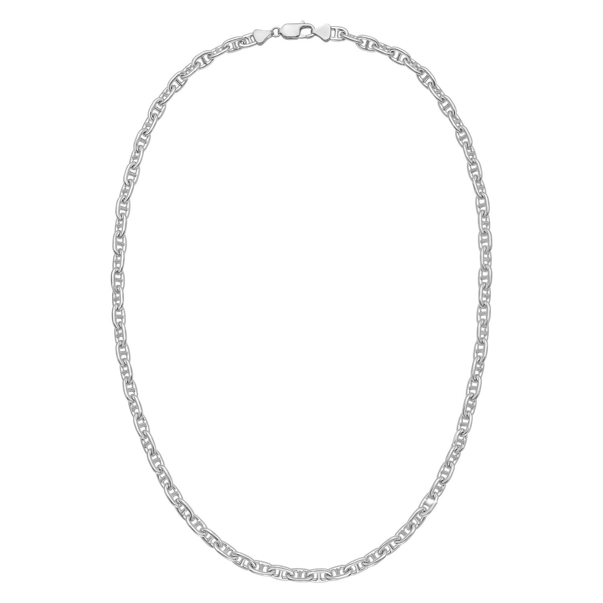 Anchor Chain Necklace in Sterling Silver (6.40 mm)