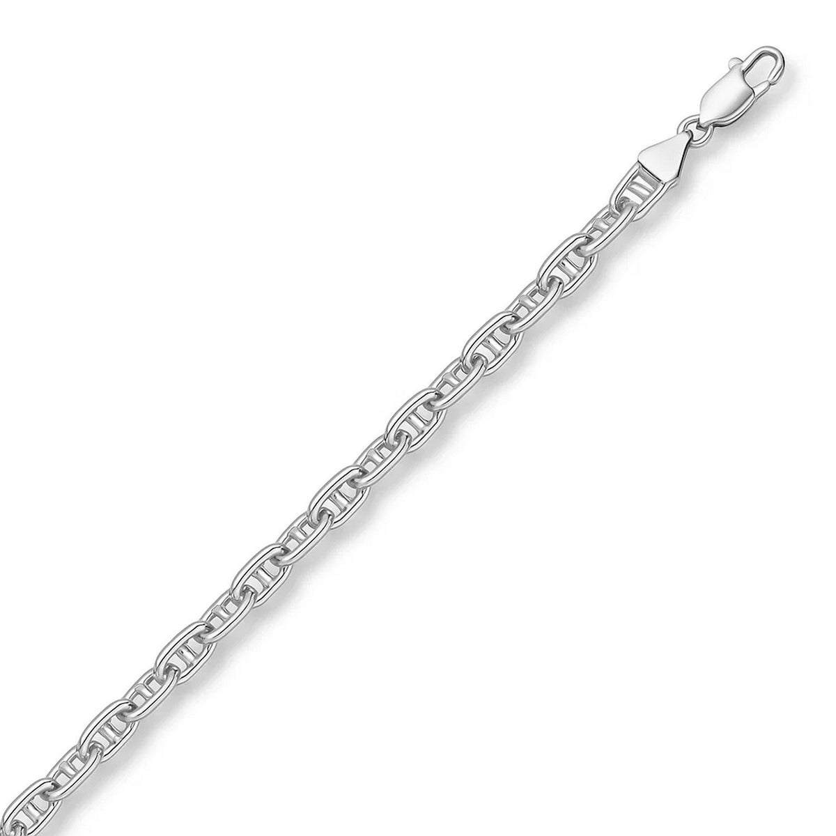 Anchor Chain Necklace in Sterling Silver (6.40 mm)