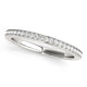 Simple Diamond Wedding Ring in 14K White Gold (1/4 cttw)