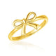 Bow Ring in 14K Yellow Gold