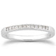 Channel Set Princess Diamond Wedding Band in 14K White Gold