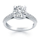 Trellis Diamond Engagement Ring in 14K White Gold