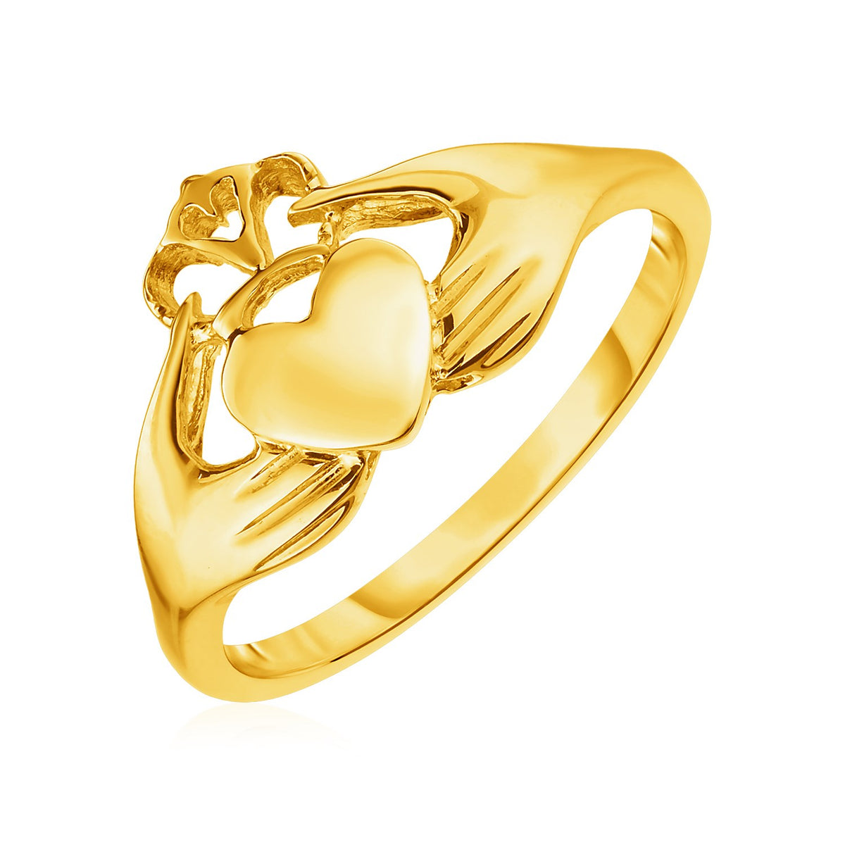 Claddagh Ring in 14K Yellow Gold (1.60 mm)