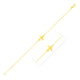 Airplane Bracelet in 14K Yellow Gold (1.00 mm)