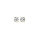 1 cttw IGI Lab Grown Round Diamond Earrings in 14K Yellow Gold G/VS2