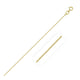 Classic Box Chain in 14K Yellow Gold (0.60 mm)