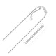 Adjustable Box Chain in Sterling Silver 1.4mm (1.40 mm)