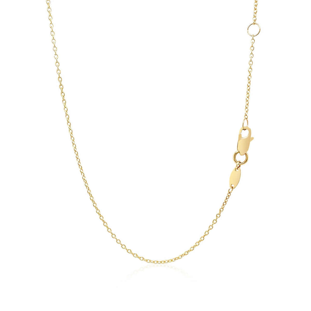Flat Plate Bar Necklace in 14K Yellow Gold
