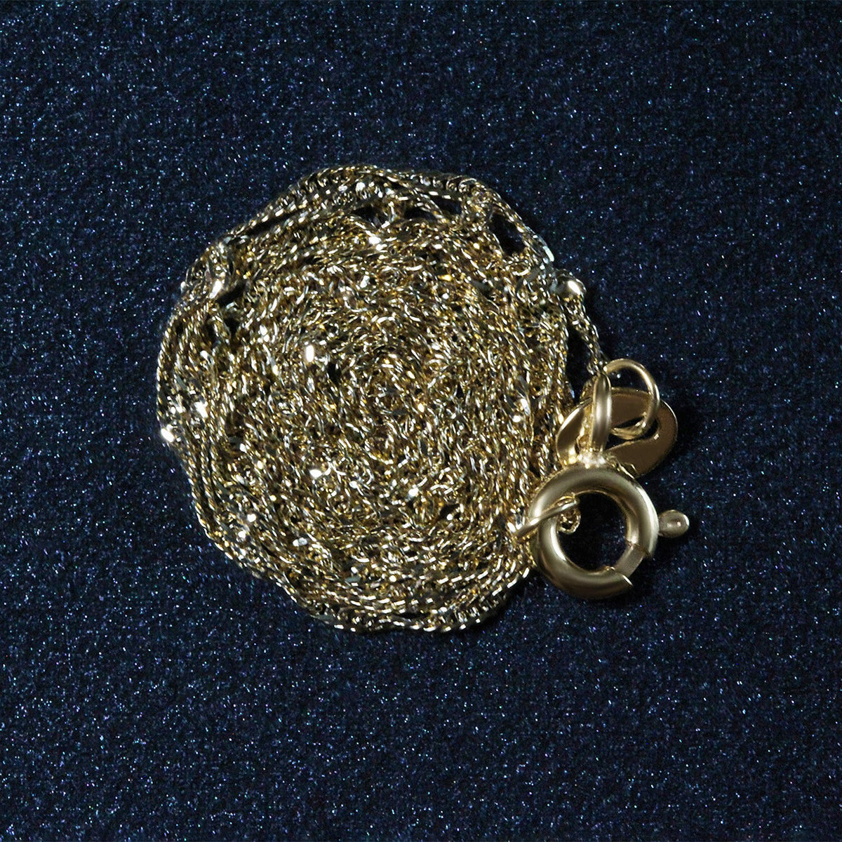 Singapore Chain in 14K Yellow Gold (1.10 mm)
