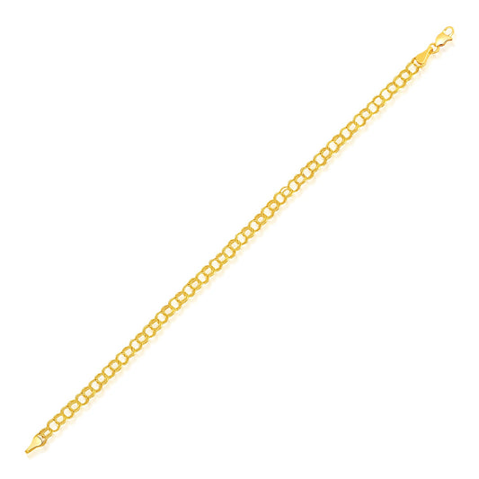 Lightweight Charm Bracelet in 14K Yellow Gold