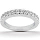 Shared Prong Diamond Wedding Band in 14K White Gold