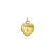 Heart Locket Pendant in 14K Yellow Gold (12.00 mm)