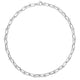Jax Link Bead Chain in Rhodium-Plated Silver (9.30 mm)