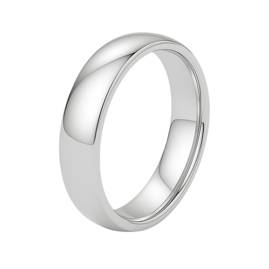 Comfort Fit Wedding Band in 14K White Gold (5.00 mm)