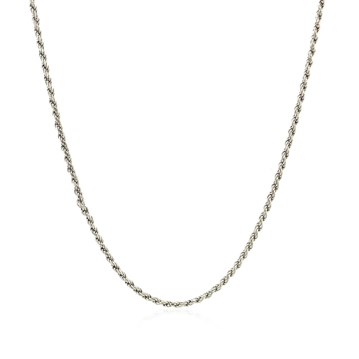 Diamond Cut Rope Style Chain in Sterling Silver (1.40 mm)