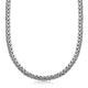 Men's Wheat Style Chain Necklace in Oxidized Sterling Silver