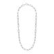 Wide Paperclip Chain Necklace in Sterling Silver