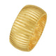 Wide Tubogas Ring in 14K Yellow Gold (9.90 mm)