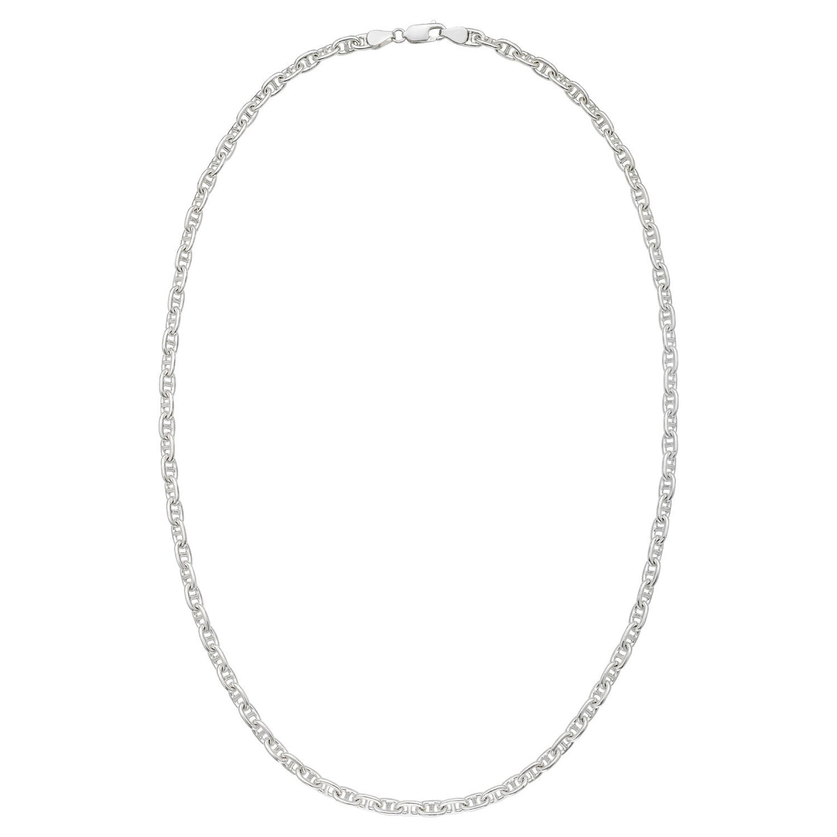 Anchor Chain Necklace in Sterling Silver (5.50 mm)