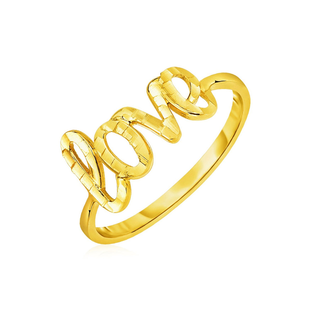 Love Ring in 14K Yellow Gold