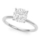 3 Carat Cushion Lab Grown IGI Diamond Solitaire in 14K White Gold G/VS1