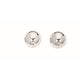 Ball Stud Earrings in Sterling Silver (5.00 mm)