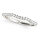Wave Motif Diamond Wedding Band in 14K White Gold (1/5 cttw)