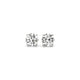 1.5 cttw IGI Lab Grown Round Diamond Earrings in 14K White Gold G/VS2