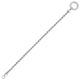 Fancy Push Lock Rope Chain Bracelet in Rhodium-Plated Sterling Silver (3.40 mm)