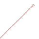 Machine Rope Chain in 14K Rose Gold (0.95 mm)