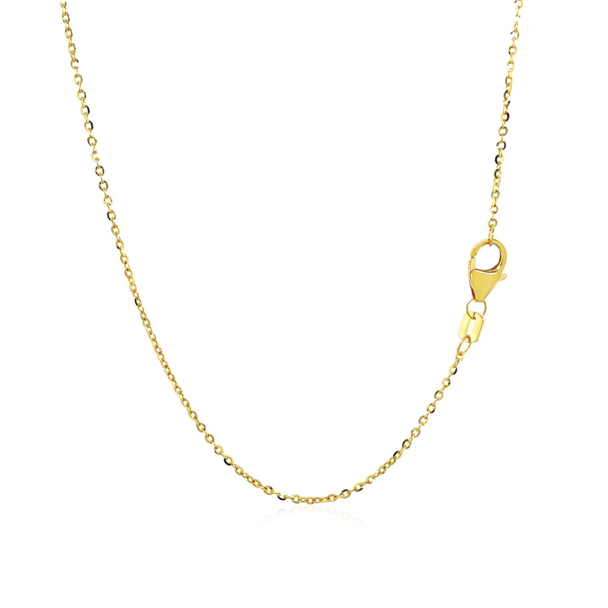 Moon and Star Double Strand Necklace in 14K Yellow Gold
