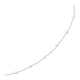 Pearl Station Necklace in 14K White Gold