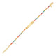 Rainbow CZ ID Bracelet in Gold-Plated Sterling Silver (2.70 mm)