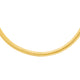 Silver Tubogas Fancy Necklace in Gold-Plated Sterling Silver