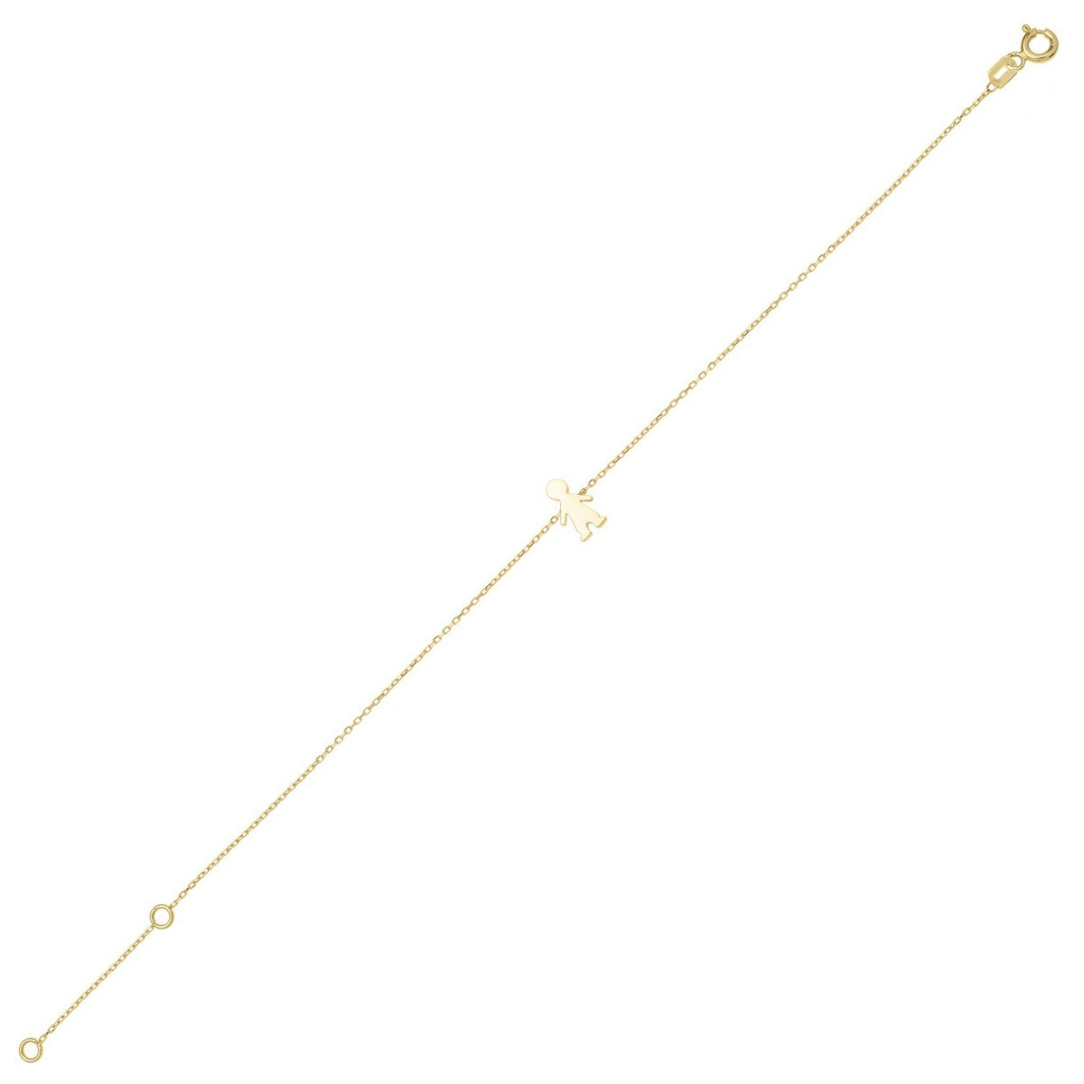 Boy Bracelet in 14K Yellow Gold