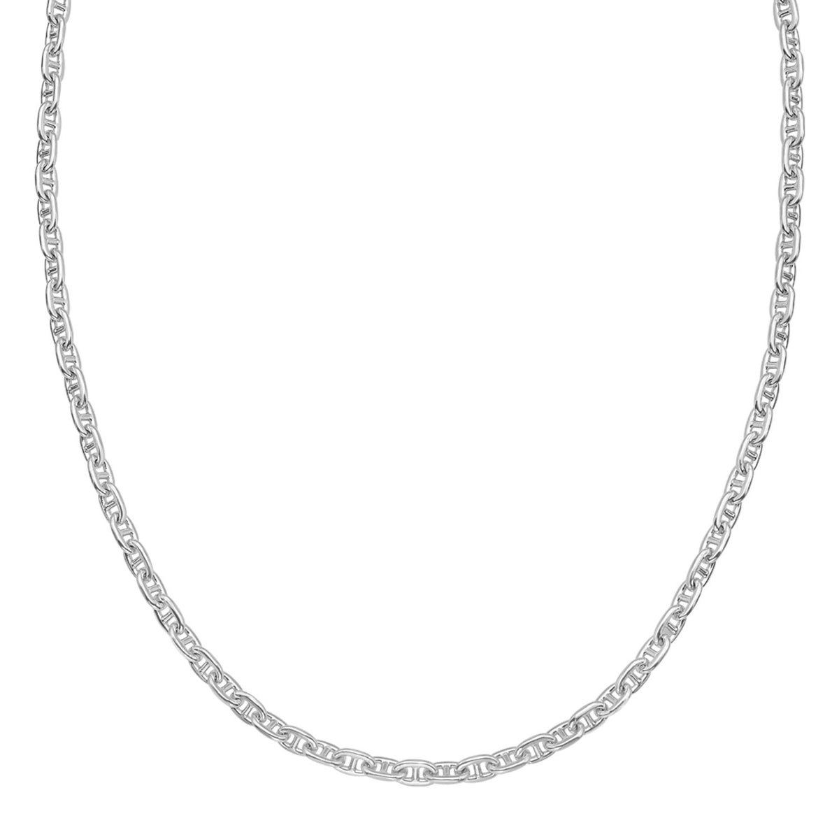 Anchor Chain Necklace in Sterling Silver (4.30 mm)