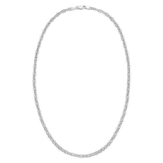 Anchor Chain Necklace in Sterling Silver (4.30 mm)