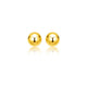 Polished Ball Stud Earrings in 14K Yellow Gold (8.00 mm)