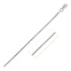 Round Box Chain in Rhodium-Plated Sterling Silver (1.30 mm)