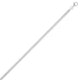 Oval Snake Chain in Rhodium-Plated Sterling Silver (3.30 mm)