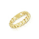 Curb Ring in 14K Yellow Gold