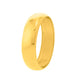 Domed Classic Bangle in Gold-Plated Sterling Silver (18.50 mm)
