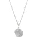 Sea Shell Necklace in Rhodium-Plated Sterling Silver