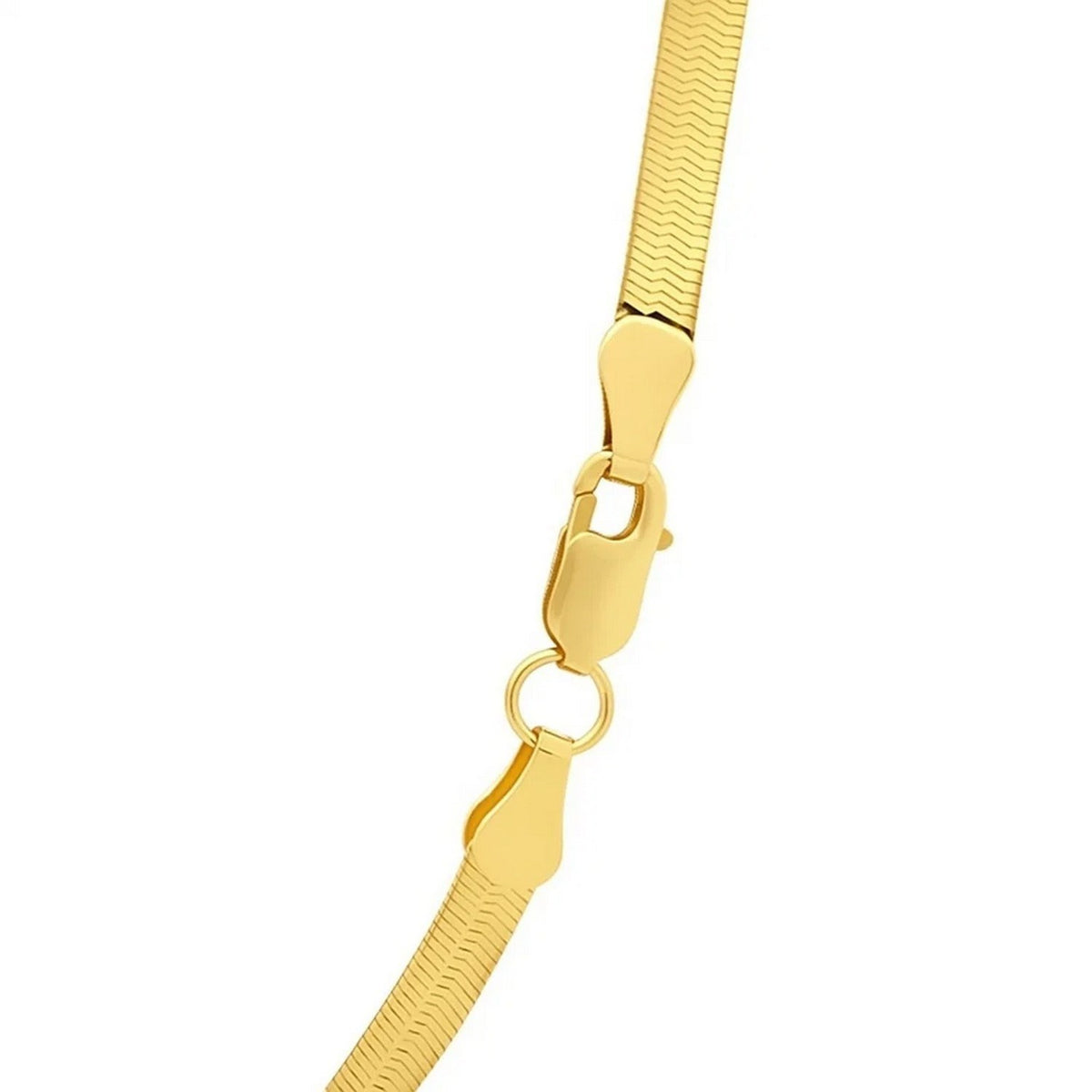 Imperial Herringbone Chain in Yellow Gold-Plated Sterling Silver (2.70 mm)