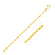 Mariner Link Anklet in 10K Yellow Gold 1.2mm