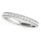 Prong Set Diamond Wedding Band in 14K White Gold (1/3 cttw)